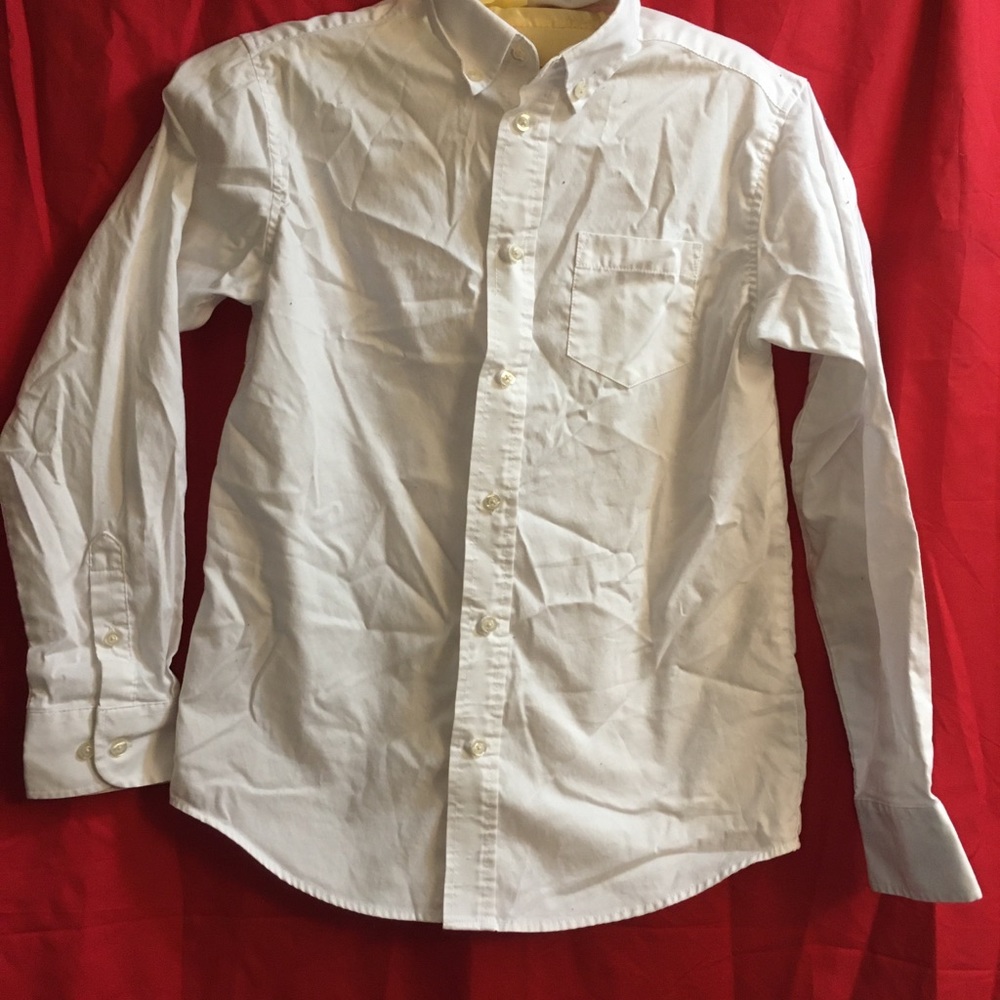 Long sleeve white dress shirt size 12